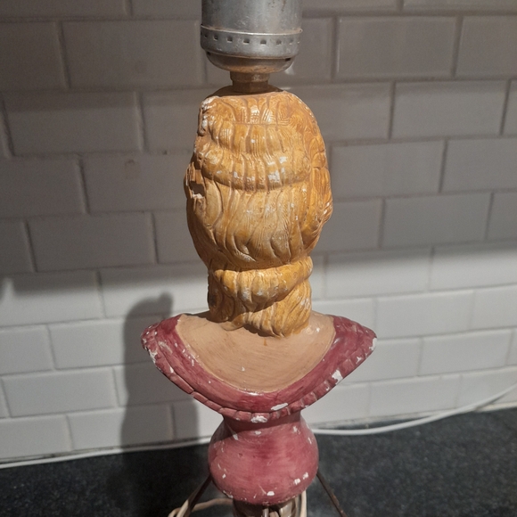 Antique Chalkware Lamps - Picture 9 of 16